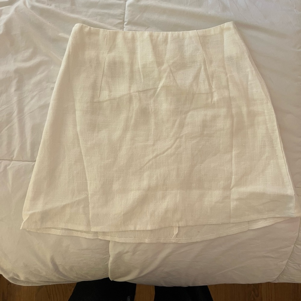 Princess Polly Linen Mini Skirt